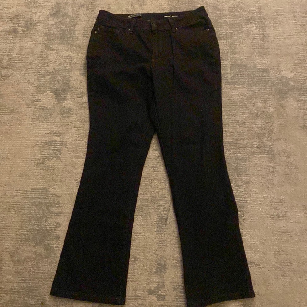 Lee Curvy Fit Size 14/Medium Bootcut Black Jeans